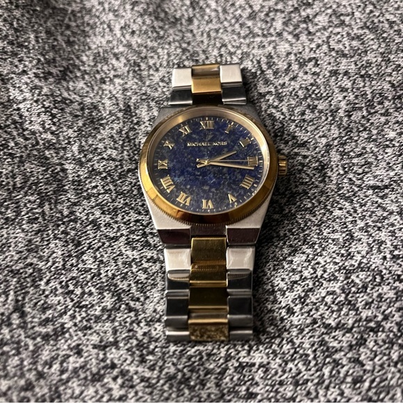 Michael Kors MK5893 Blue Lapis Dial Channing Two-tone Stainless Steel Watch - Picture 3 of 7